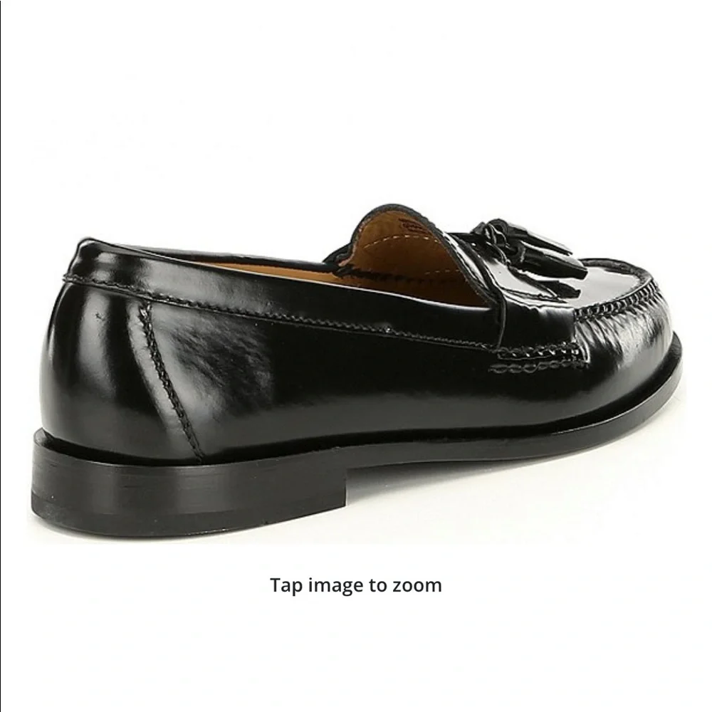 COLE HAAN Pinch Tassel Mens Loafers Size 10 D Black $135